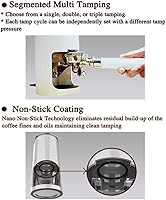 Vista 5 de Máquina automática de manipulación de café de 58/2.295 in, antiadherente, comercial, cafetera, eficiente, máquinas de manipulación de café