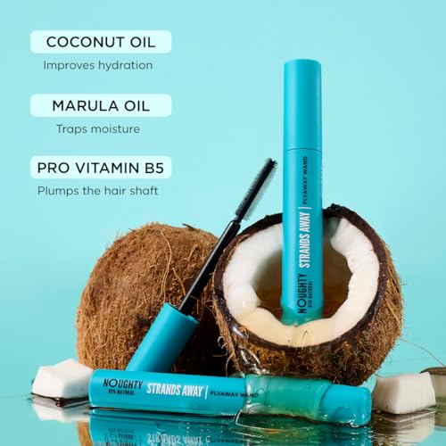 Noughty 97% Natural Frizz Magic Strands Away Flyaway Wand, Controls Frizzy Hair and Eyebrows, Elegant and Non-Greasy Finish - Image 4