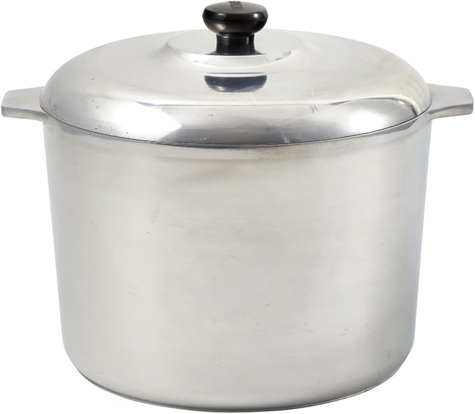 IMUSA USA Heavy Duty Cajun Aluminum Stock Pot 14 Quart,
