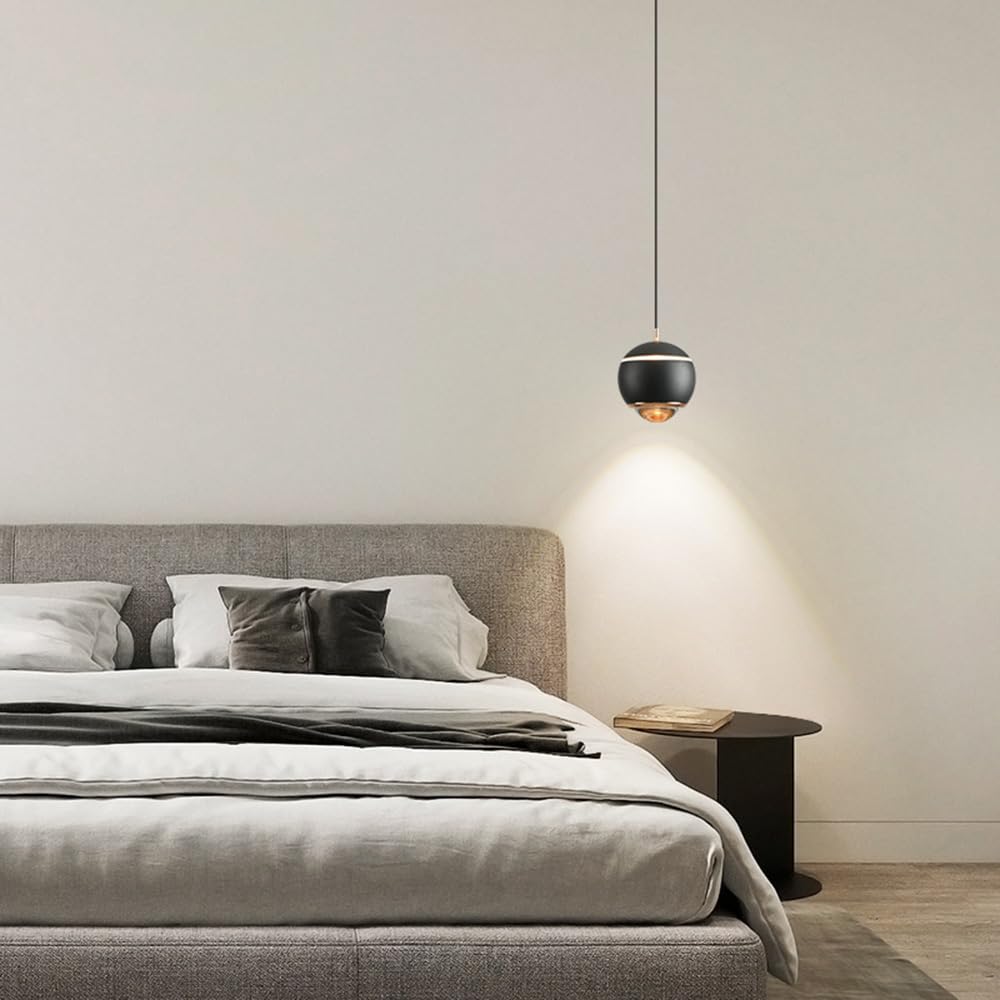 Nordycki żyrandol LED przy łóżku w sypialni, nowoczesny minimalistyczny żyrandol aluminiowy do salonu, jadalni, odpowiedni do gabinetu, baru, hotelu, biznesu, oprawa oświetleniowa.