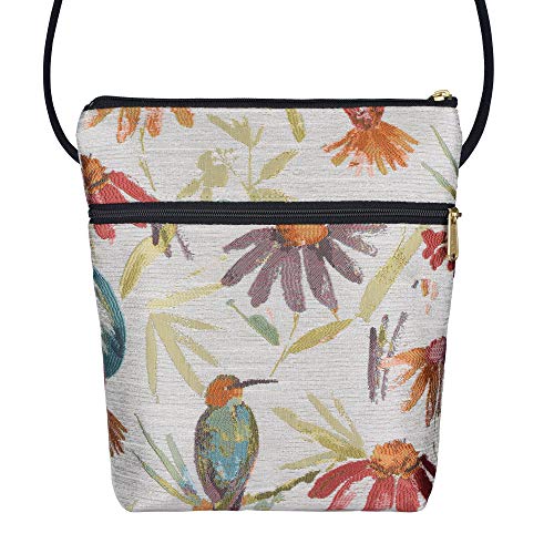 Danny K. Women's Tapestry Bella Purse Crossbody Handbag, Adjustable Cord, Handmade in USA (Berryline)