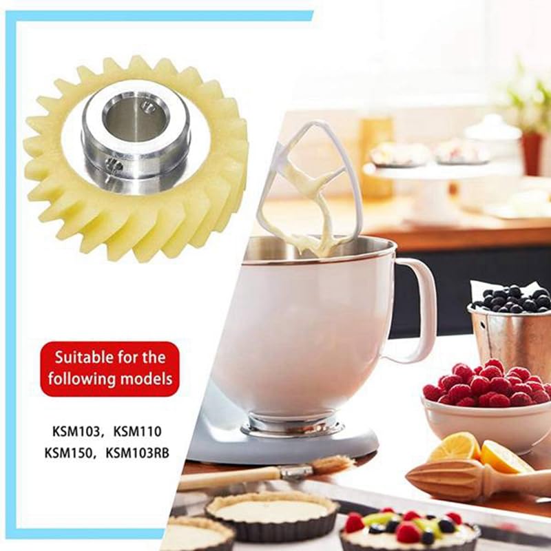 Engranaje helicoidal W10112253 para batidoras KitchenAid y Whirlpool repuesto 5 uds 6