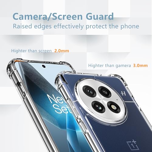 Image of for [ Oneplus 13R 5G ] Bumper | Transparent | Back Case Cover for [ Oneplus 13R 5G ] - Transparent