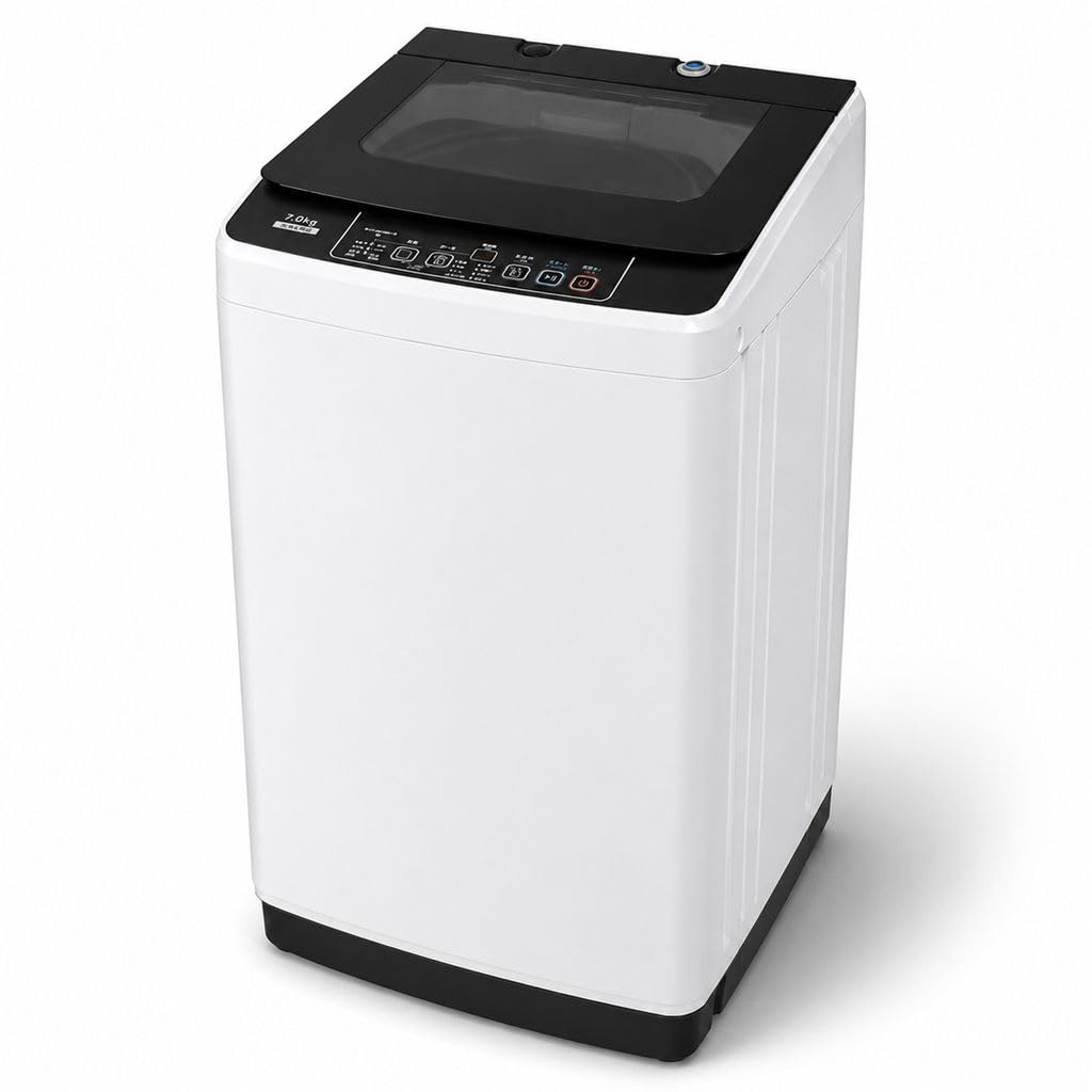 Amazon | 【7kg 暮らしに、フィットする。】 ONE STEP 洗濯機 3.2kg