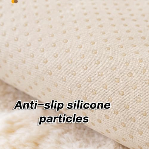 Housse de canapé antidérapante et lavable en peluche ultra douce - 4