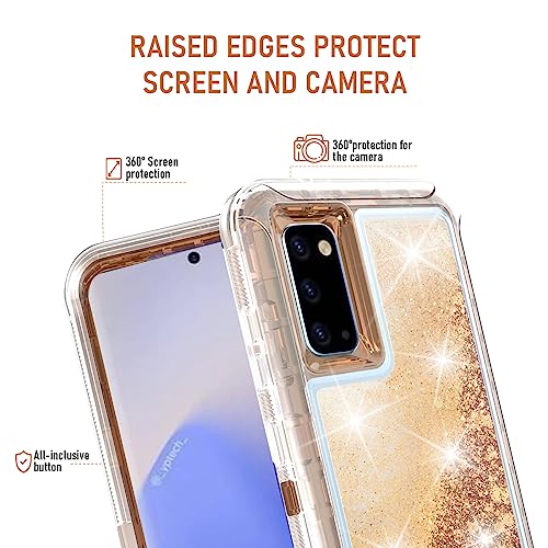 Coque Samsung Note 20 5G résistant aux chutes avec vitre transparente