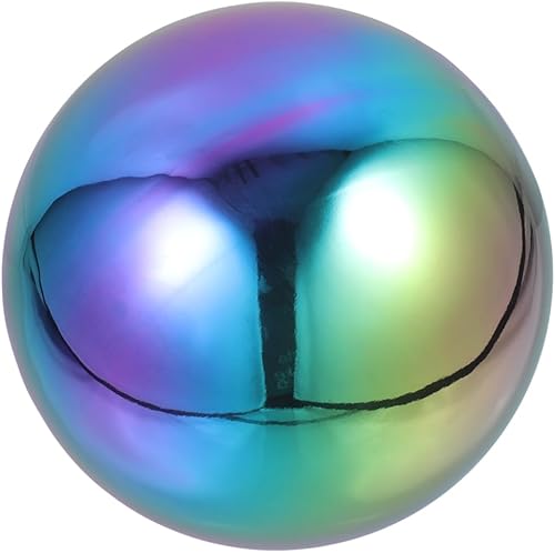 Healvian Bola de observación de acero inoxidable espejo de jardín globo superficie bola esfera redonda decoración jardín decoración 5.9 in