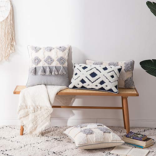 MIULEE 1 Stück Dekorative Kissenbezug Polyster Dekokissen Boho Super Weich Kissenbezüge Quaste Decor Kissenhülle für… – Bild 6