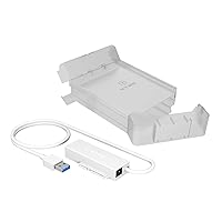 ICY BOX USB 3.0 Hard Drive Adapter with Cable and Power Supply