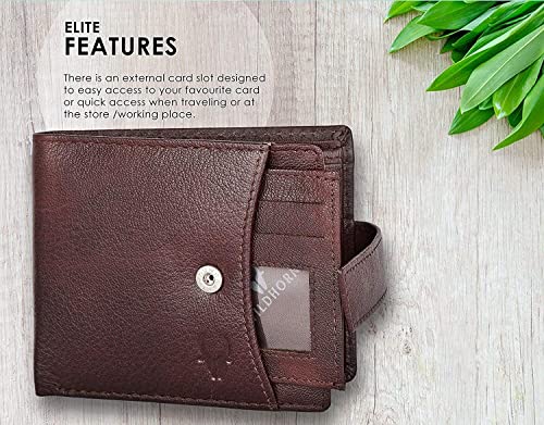 WildHorn Rfid Protected Leather Wallet For Men, Brown (Image - 4)