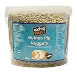 Extra Select Guinea Pig Nuggets - Dry Pellets with Vitamin C Small Animal Food Guinea Pig Food Nuggets - 5L Tub