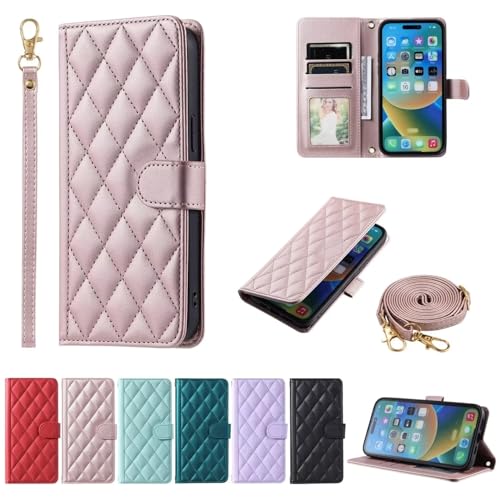 Housse en cuir rouge Google Pixel 10 clapet protection premium