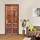 🦄【Tamaño de la etiqueta de la puerta】: el paquete contiene 2 pegatinas de puerta (1 juego). Tamaño total: 85 x 215 cm (ancho x alto), tamaño de la etiqueta de cada puerta: 42,5 x 215 cm (ancho x alto); aceptamos tamaños personalizados, si necesita otros tamaños o patrones, contáctenos. NOTA: Mida antes de realizar el pedido para confirmar el tamaño que necesita.