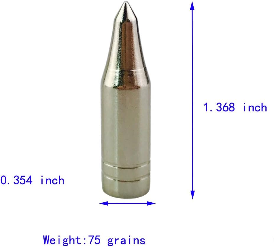 ZSHJGJR 12pcs 31.5 Inch Archery Wooden Arrow Shaft OD 8mm Wooden Bare Shaft with Arrow Point for DIY Hunting Target Practice Arrows