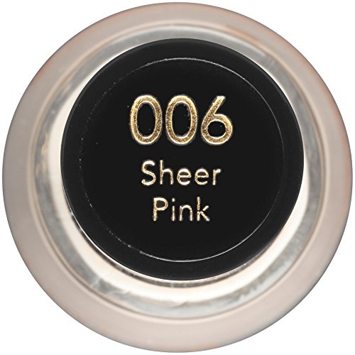 Revlon Nail Enamel, Chip Resistant Nail Polish, Glossy Shine Finish, In Nude/Brown, 006 Sheer Pink, 0.5 Oz #TOP15
