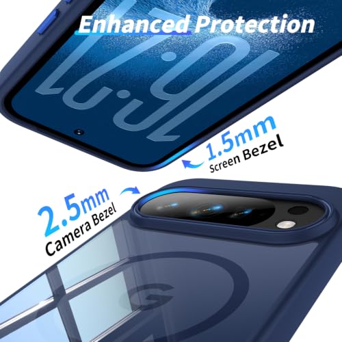 Image of Magnetic Case with Clear Back for Google Pixel 10 /10 Pro, Fit for MagSafe