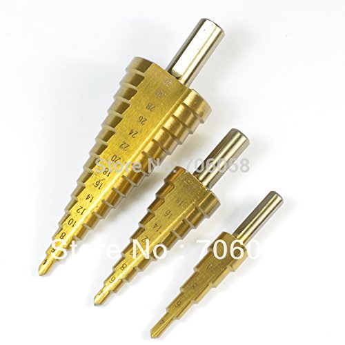 Generic HSS Titanium Coated Step Drill Bit Cutting Tools Bits Drills