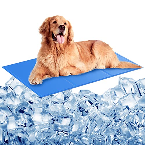 Kühlmatte Für Hunde & Katzen 62x50cm - Waschbare Kühldecke Für Haustiere