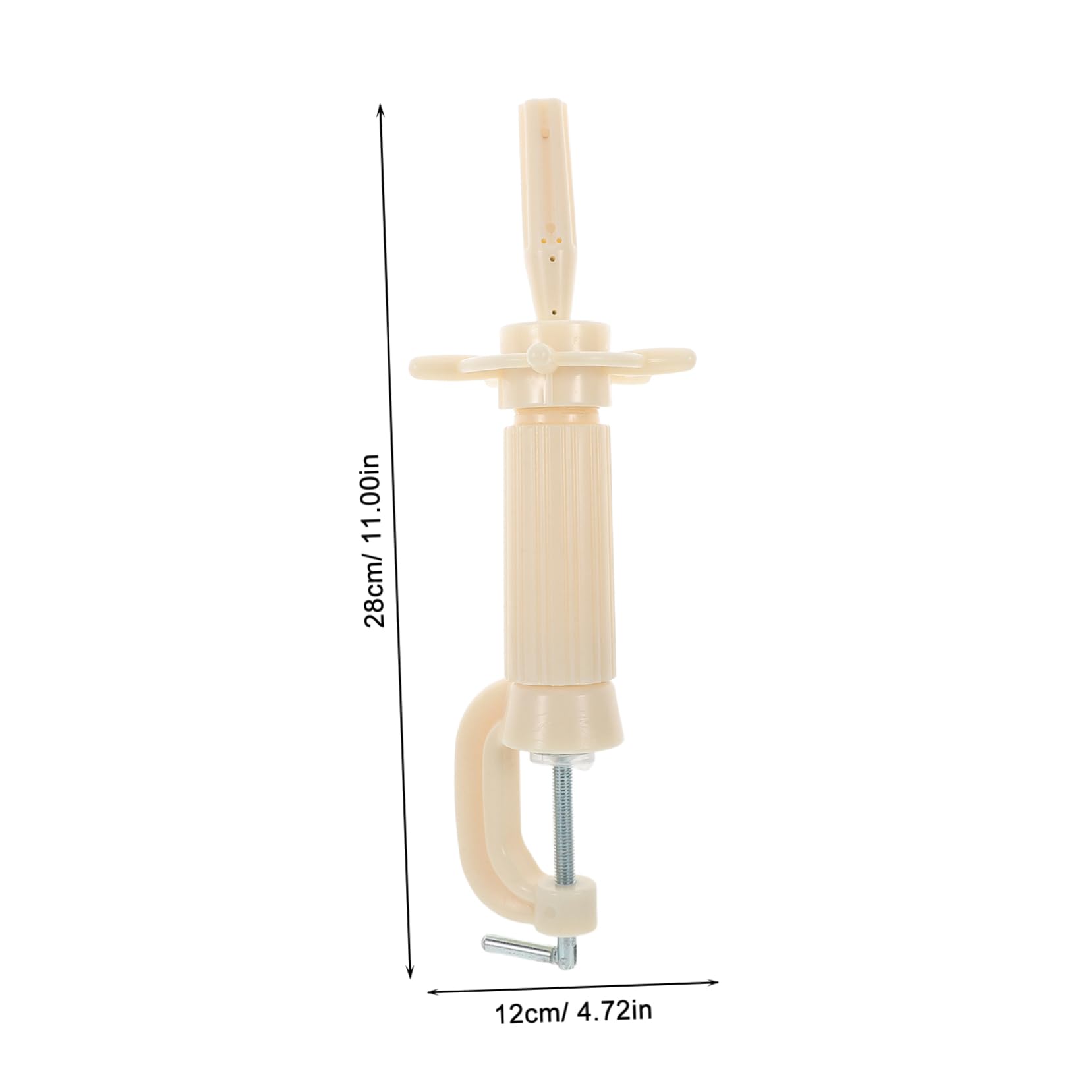 FOMIYES Mannequin Head Stand Wig Holder Large Size Tilt-design Clamp for Hairdressing Display Stand