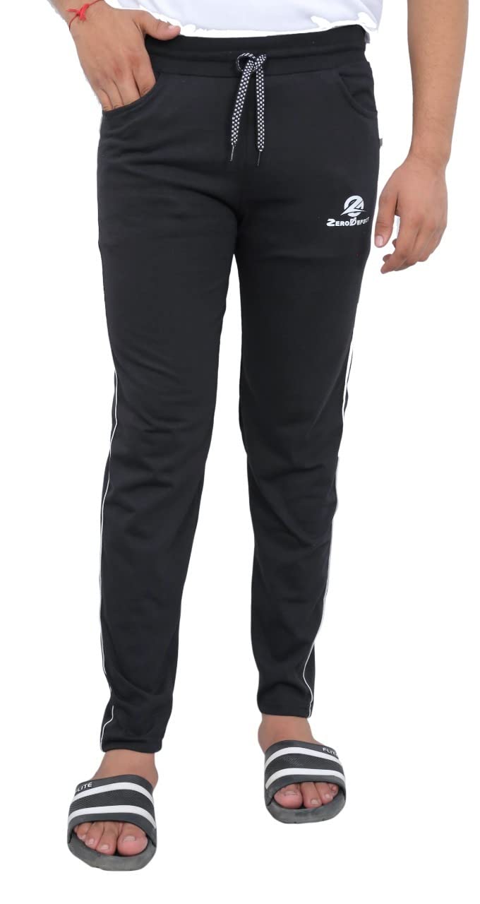 Nishu Fabrications Athleisure Men Striaght Fit Track Pants - Cotton Rich - Smart Tech, Easy Stain Release, Ultra Soft, Quick Dry