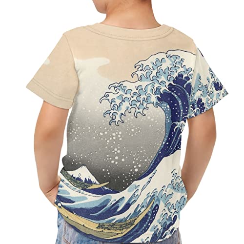 GLUDEAR Kids Paint T-Shirt Boys Girl Short Sleeve O Neck Casual Summer Tee Shirts 3-16 Years2