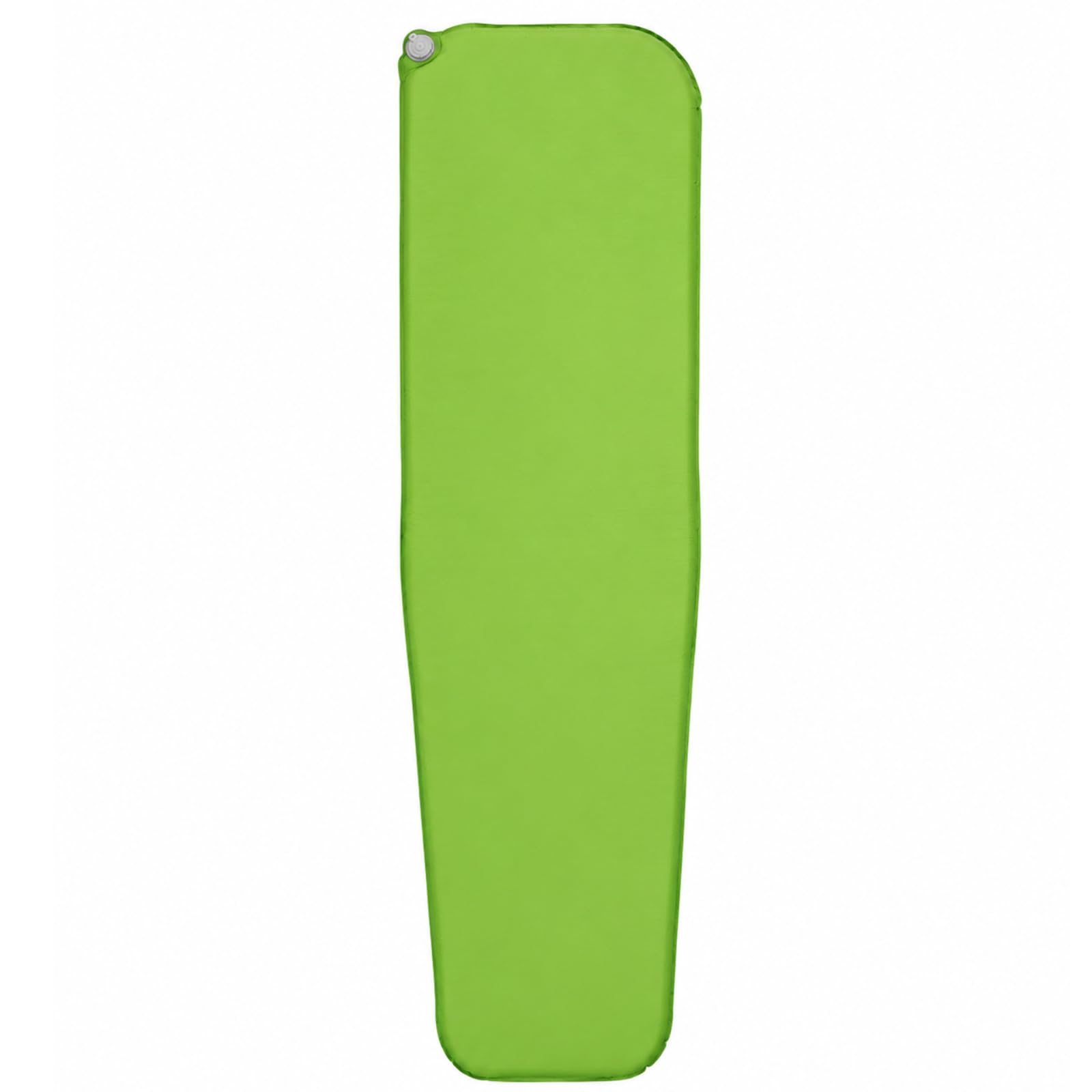 Samopompująca się mata kempingowa, zielona, nylon Ripstop 70D, 183 x 51 x 2,5 cm, pojedyncza – wartość R 3,8 z torbą