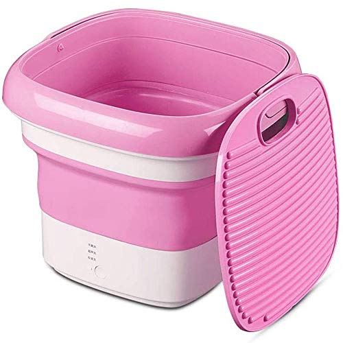 Waschmaschine, 220V tragbare Mini Folding Kleidung Waschmaschine Eimer Automatischer Start Reisen Selbst-Driving Tour-Unterwäsche Faltbare