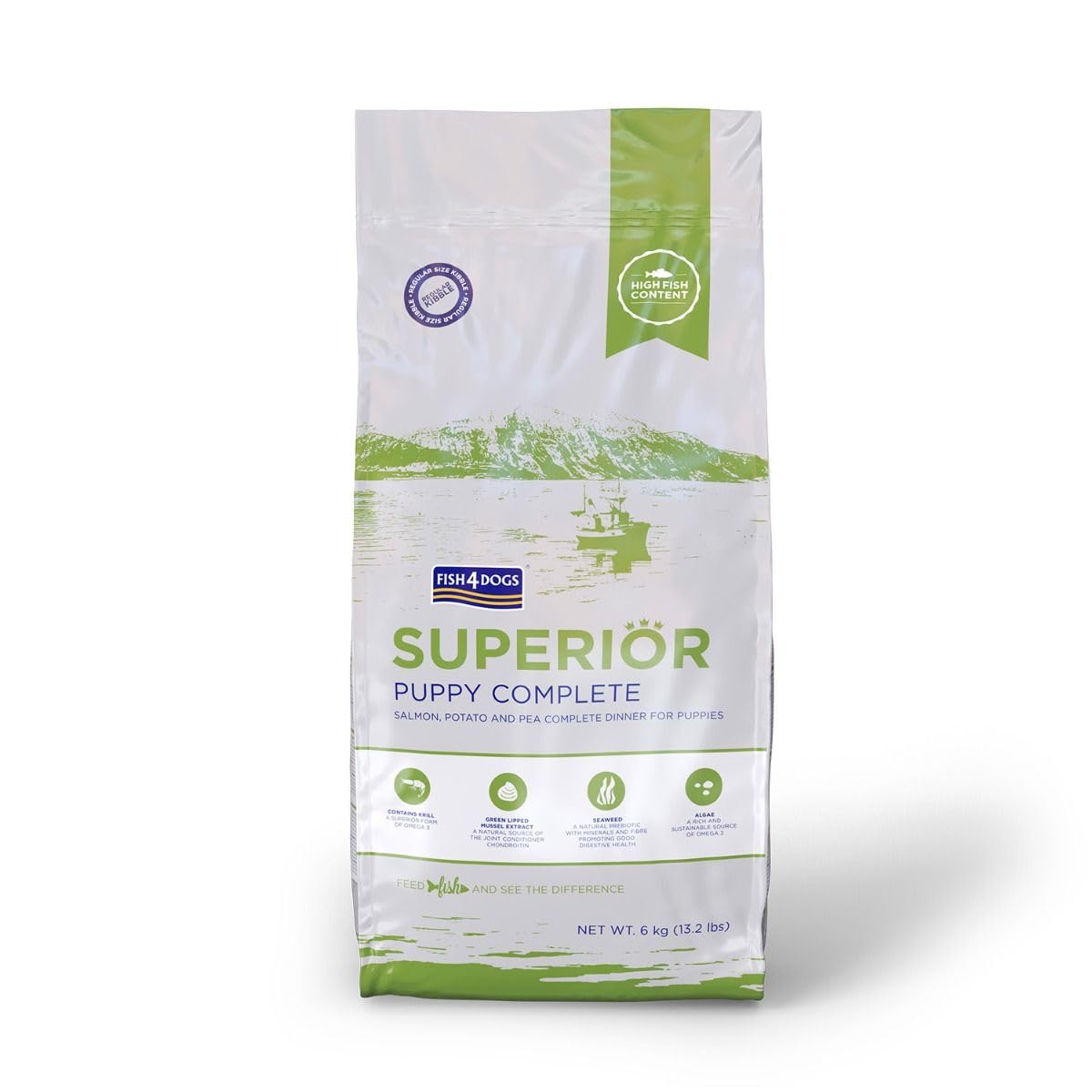 Fish4dogs Superior Puppy (Large Kibble) 6kg