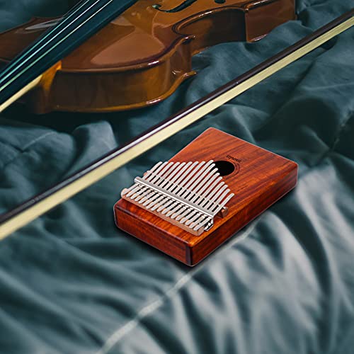 Holibanna 3 Sets Kalimba Thumb Piano 17 Chaves Mini Kalimba Portátil Com Sintonia de Instrução de Es