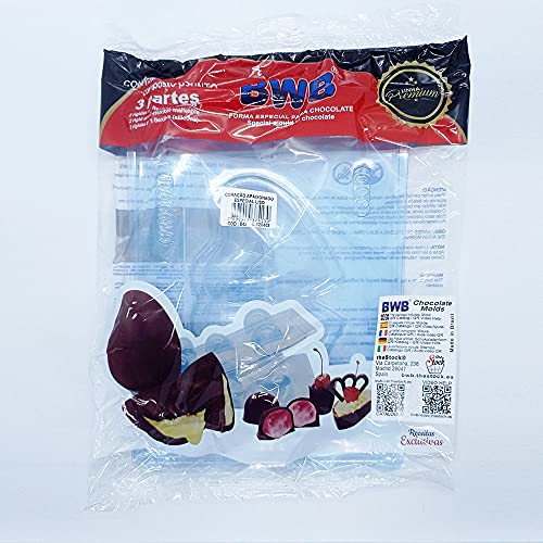 Moule chocolat chaud double coeur BWB 842 silicone avec 1 cavités