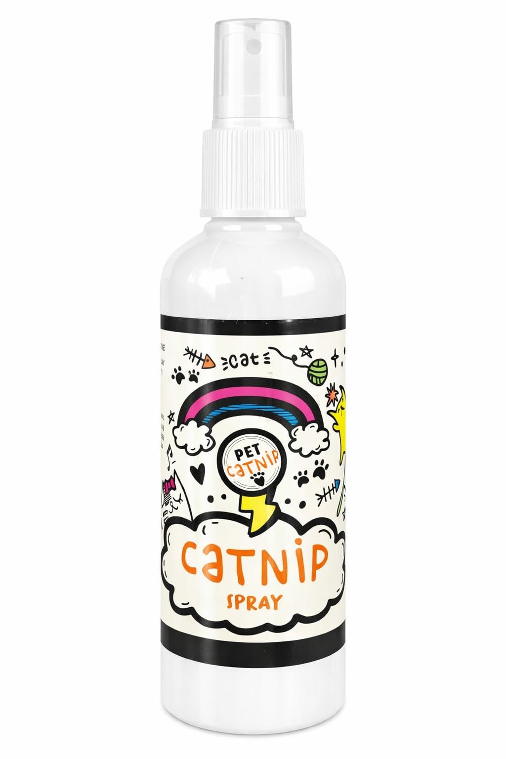 Pet Catnip Spray for Cats, Natural Cat Stimulant for Toys, Scratchers, and Beds, Encourages Exercise and Reduces Boredom 100ML (2)