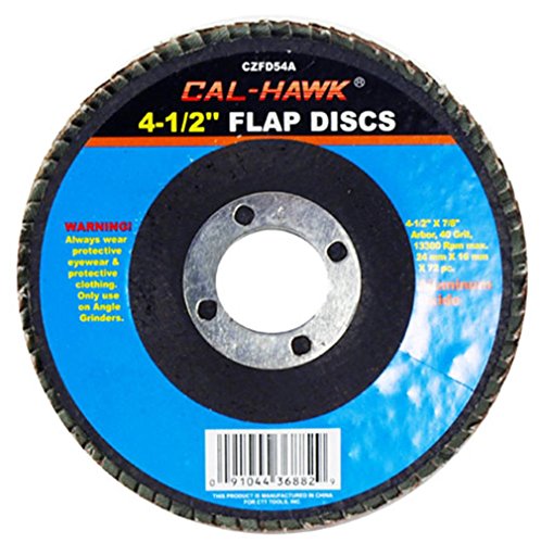 Cal Hawk Tools CZFD54A Aluminum Oxide Flap Disc 40 Grit