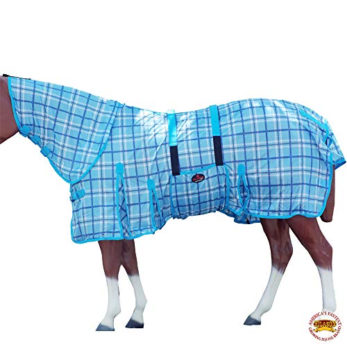 HILASON 72 Inches Horse Fly Sheet Uv Protect Mesh Bug Mosquito Summer Spring
