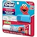 Orajel Elmo Fluoride-Free Tooth & Gum Cleanser with Finger Brush, Combo Pack, Fruity Fun Flavored Non-Fluoride, 0.7 oz.