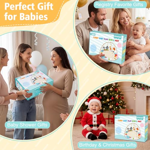 Alfombra de juego para gimnasio para bebé con 50% de descuento