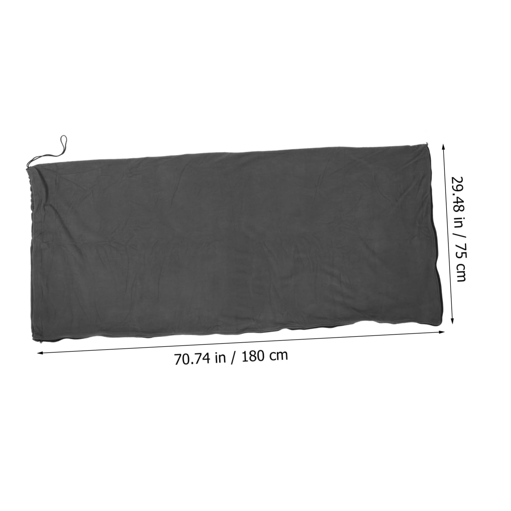 ibasenice Adult Sleeping Bag Liner Compact Warm Fleece Sleeping Envelope for Outdoor Camping Indoor Napping Lightweight Design for to Clean