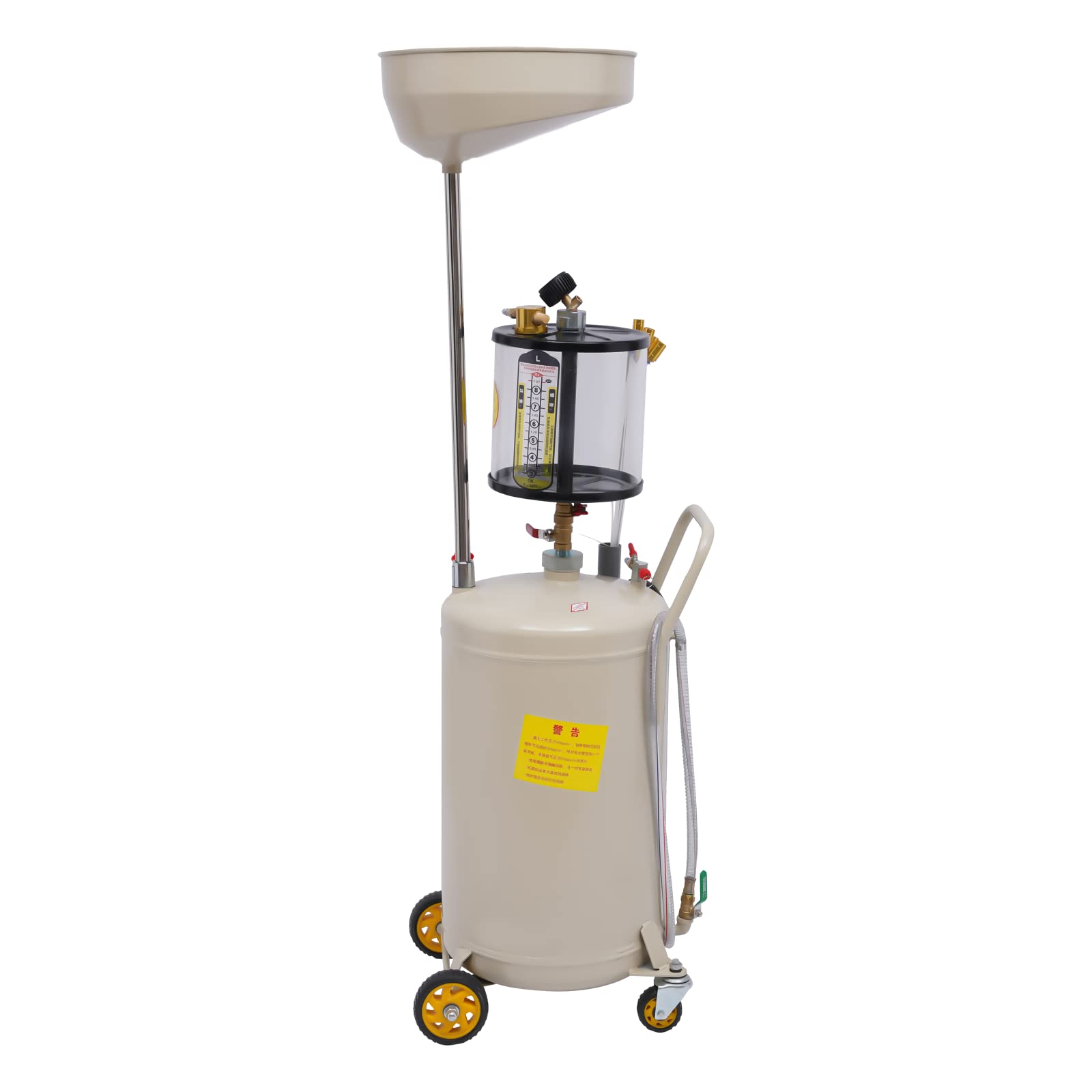 Buy ROMYIX Waste Oil Drain Tank 17.6 Gallon Portable Oil Drain Air