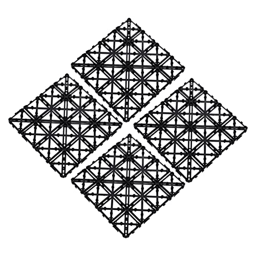 NDNCZDHC 45PCS Drainage Interlocking Floor Mats 11.8x11.8in, Modular Interlocking Cushion Kit PP Floor Non Slip Shower Floor Tile for Drain, Pool, Shower, Bathroom