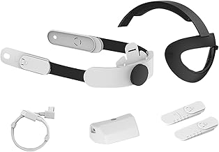 仮想現実充電ヘッドバンド調整可能なヘッドストラップMQ 2/3/3S機能バランスの取れた重量分布