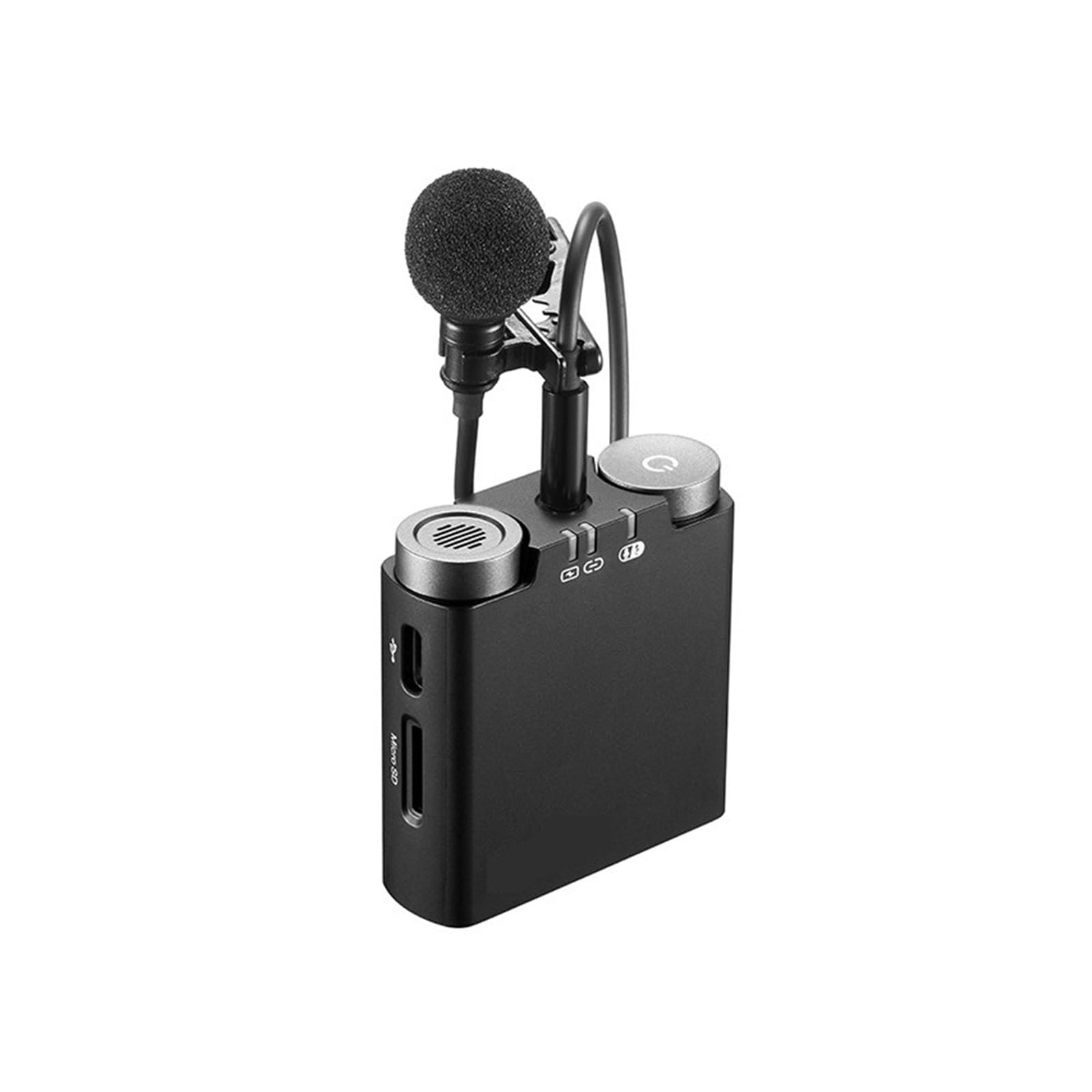 Bezprzewodowy Mikrofon UHF Lavalier Lapel Mic Przenośne Nagrywanie Dźwięku I Wideo Do Aparatów Tablety Telefoniczne(M2)