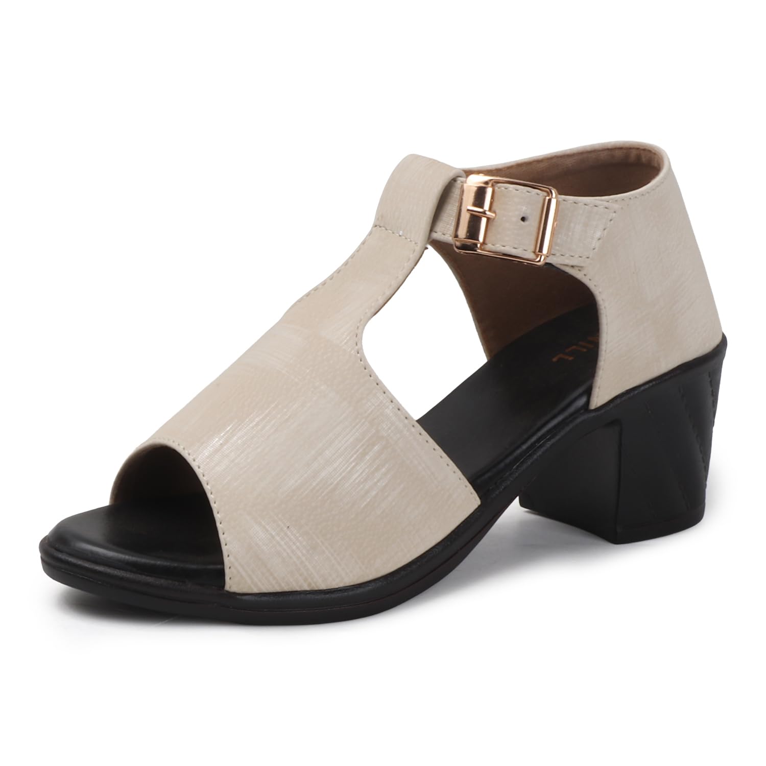 Denill Fancy & Comfortable Brown Heel Sandal with Ankle Strap for women & Girls - Review, Price and Buying Guide