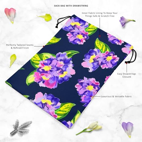 Image of ArtzFolio Watercolor Flower | Reusable Sack Bag | Bag for Gym, Storage, Vegetable & Travel