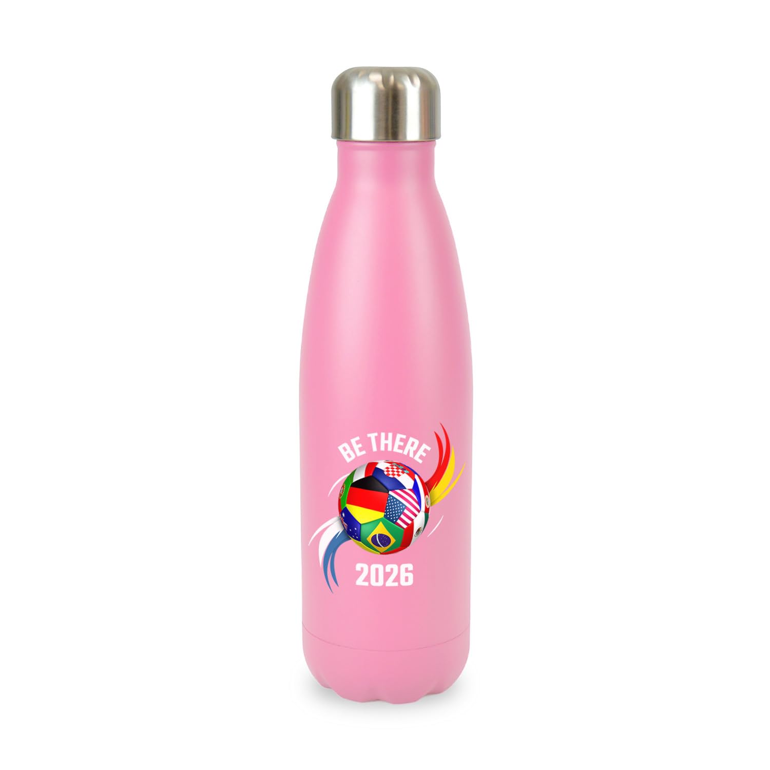 Be there football, footy soccer trending lions trendy iconic 2026 fun sport sports, iconic trendy cool screw top lid stainless steel water bottle drinks cup water bottle refill cute fun explore travel
