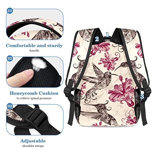 Sac à dos de voyage avec étui à stylos motif léopard unique - 4