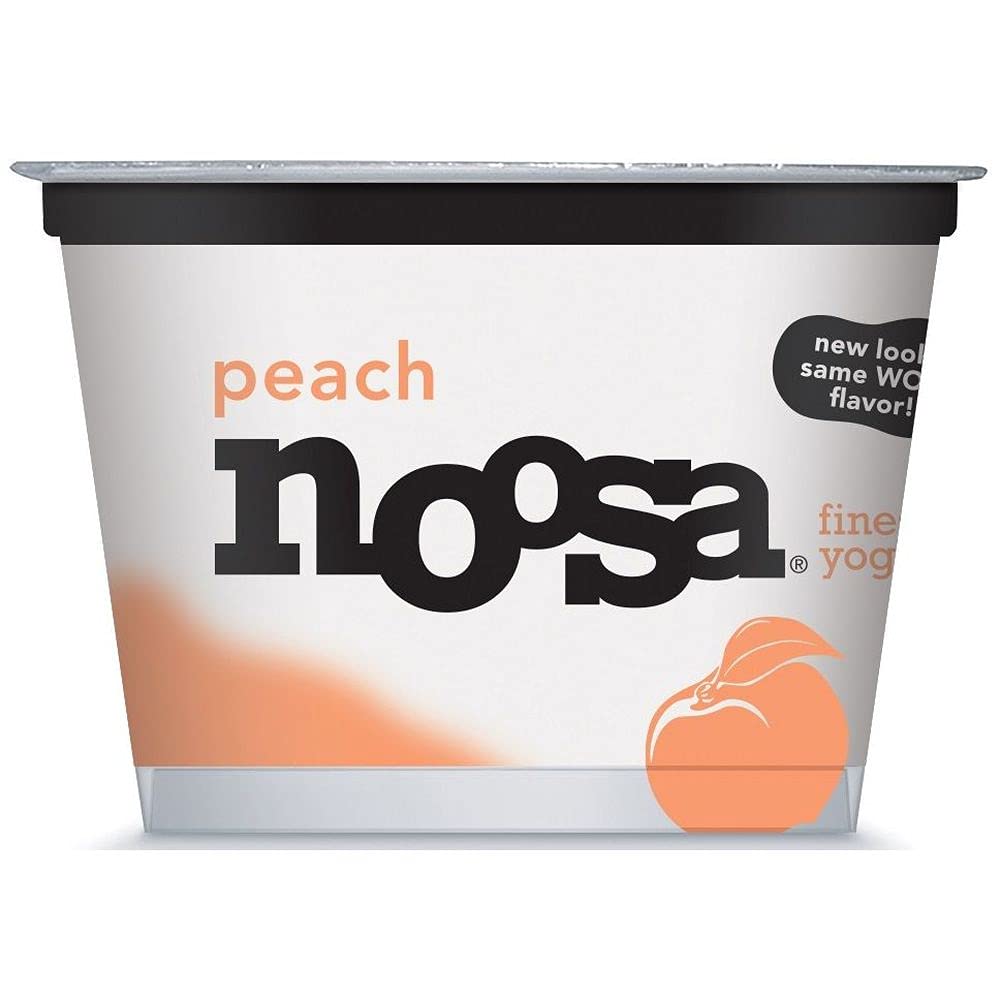 Noosa Peach Finest Yoghurt, 4.5 Ounce 6 per case