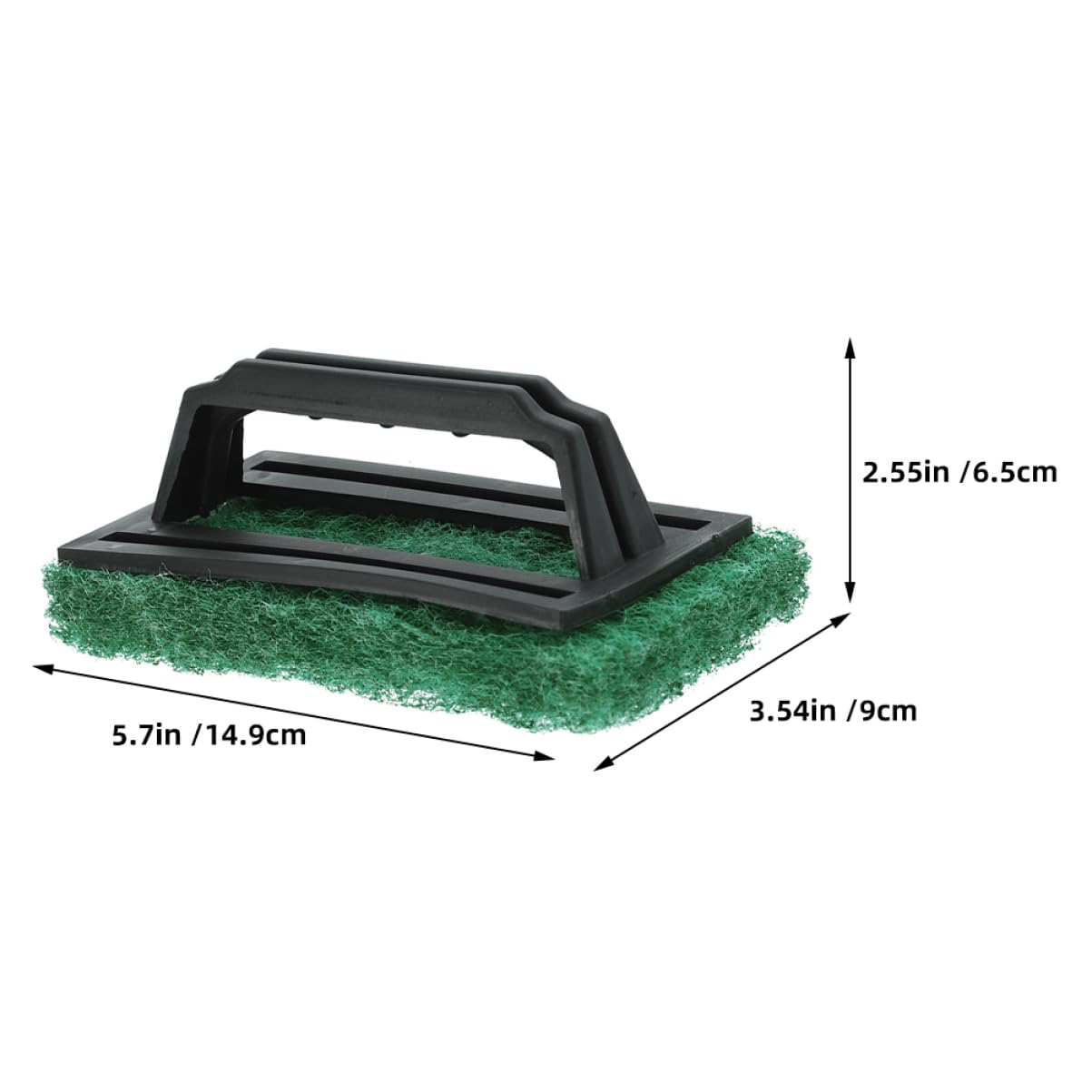 Cabilock 6Pcs Scrub Pads Ink Brushes with Handle for Screen Cleaning Compact Design Multi Functional Use Easy to Store