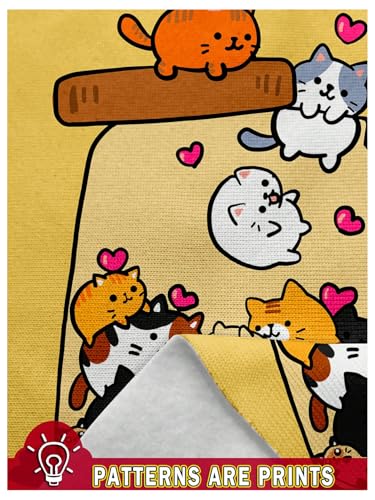 Floerns Girl's Cartoon Print Hoodie Sweatshirts Long Sleeve Cute Hooded Pullover Tops4