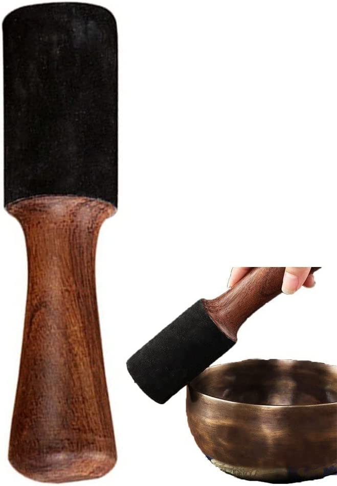 Amazon.co.jp: シンギングボウルレザースティック ハンドメイド