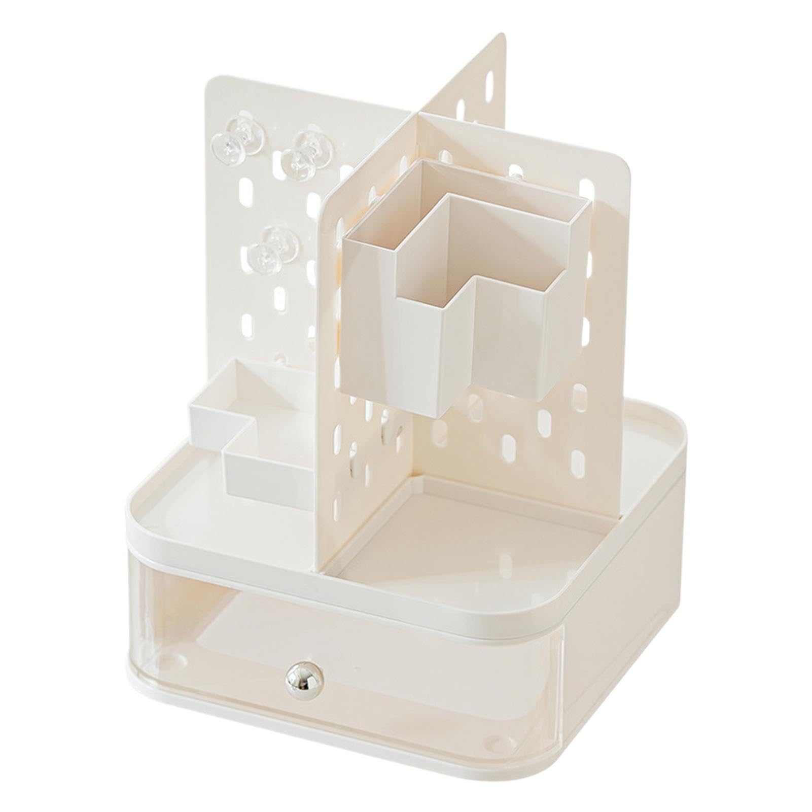 Organisateur de bureau rotatif 360 et boîte perforée pour tiroir de table