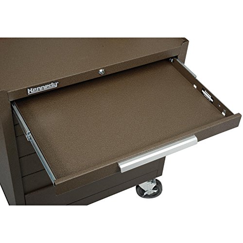 Kennedy Manufacturing 275Xb 5-Drawer Roller Tool Cabinet With Chest Wheels And Ball-Bearing Slides, Brown Wrinkle